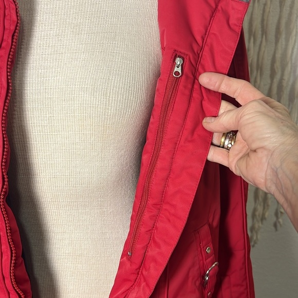 NILS Red Snowboarding Ski Winter Jacket Size 6 - Picture 4 of 16